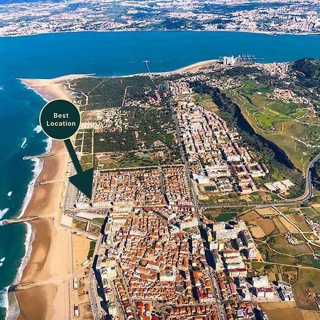 Sea View & Sundown, 150M From The Beach And Surf Spots Costa da Caparica Exterior foto